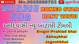 Romeo Star Bant Vavdi આદિવાસી ખાટાલી ટીમલી સોન્ગ 2024 Desi Tur Tune Starting Mix Timli Song