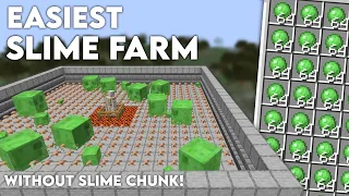 Minecraft: EASY Slime Farm 1.19+ | Without Slime Chunk