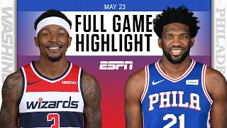 Washington Wizards at Philadelphia 76ers | Full Game Highlights