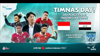 THE DERBY LIVE REACTION #35 AFC U23 3RD PLACE FINAL : INDONESIA VS IRAK