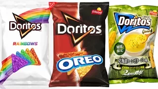 Los 10 Sabores de DORITOS Mas Raros del Mundo