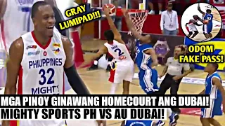 PILIPINAS GINAWANG HOMECOURT ANG HOMECOURT NG KALABAN! | Mighty Sports Philippines vs AU Dubai