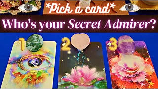 Who's your SECRET ADMIRER? 👁 PICK A CARD 🦋 Tarot Reading | Detailed 💝