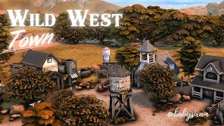 Wild West Town | The Sims 4 | Stop Motion Build [No CC] #thesims4 #sims4build #stopmotionbuild