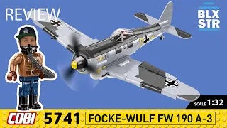 WÜRGER! FOCKE-WULF FW 190 A-3 💥COBI-5741 ▶️ UNBOXING, SPEED BUILD & REVIEW