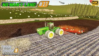 Buying NEW Equipment. Spreading Lime & Manure. Tilling ⭐ No Man's Land #27 ⭐ FS19 4K Timelapse