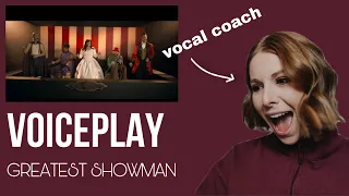 Danielle Marie Sings reacts to Voiceplay-Greatest Showman Medley