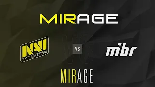 NAVI vs MIBR | BLAST Premier: Spring Groups 2021 | НАВИ ПРОТИВ МИБР  MAP: Mirage