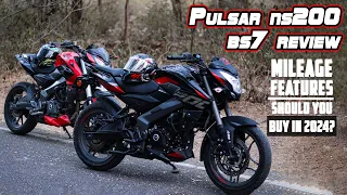 2024 Pulsar Ns200 Bs7 Full Ride Review | Still Better Than Mt15, Duke 200, Apache?