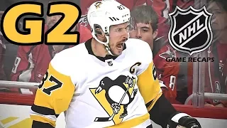 Pittsburgh Penguins vs Washington Capitals. 2018 NHL Playoffs. Round 2. Game 2. 04.29.2018. (HD)