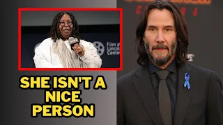 Keanu Reeves fails to give Whoopi Goldberg's Legacy Award!!!