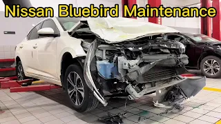 Nissan Bluebird Front Accident Repair