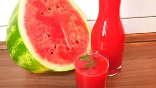 Refreshing homemade watermelon juice | Healthy drink