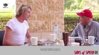 Niki Lauda and Freddie Hunt interview