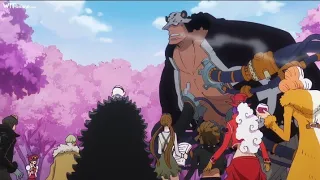 Kuma felt that his daughter is in danger and went to help her 😢 one piece 1098