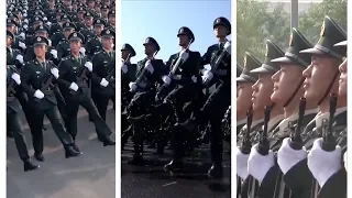 A peek at squads preparing for upcoming National Day military parade |  國慶大閱兵徒步方隊訓練