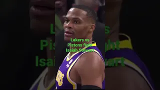 Lakers vs pistons fight 2021 NBA Moments