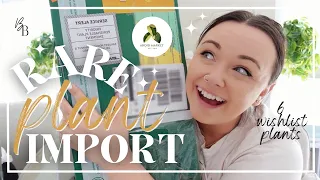 Imported SEVERAL Wishlist Plants 🫢 | AROID MARKET Unboxing | Rare Plant Import Haul