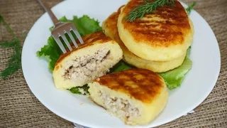 Зразы картофельные с мясом