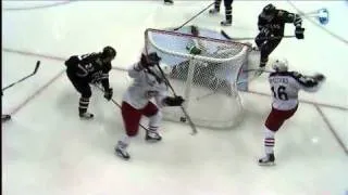 Kari Lehtonen makes near impossible save 2/13/11