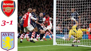 Arsenal vs Aston villa 3-1 Extended Highlights & All Goals 2021 || Arsenal goals against Aston Vila