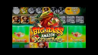 Покупные бонусы в Big Bass Amazon Xtreme   #заносынедели#стрим#заносы БОНУС В КОММЕНТАРИЯХ