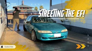 Streeting the EF Falcon to mallala! (4K)