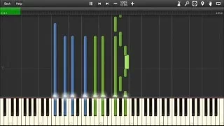 The Lion King - The Lion sleeps Tonight- - Piano tutorial (Synthesia)