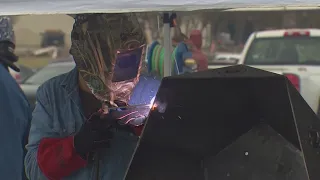 Texas high school students compete in welding competition