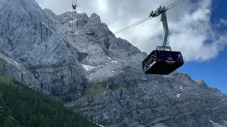 Bergfahrt Seilbahn Zugspitze Ende Juni 2022￼ // Sommer Edition