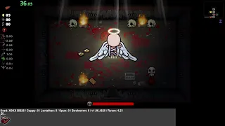 Speedrun The Binding of Isaac Repentance 1 Char Seeded 1m06s600ms