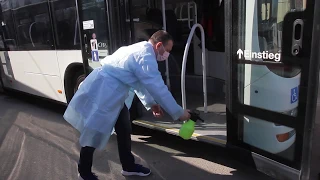Профілактика коронавируса: в Дніпрі дезінфікують громадський транспорт