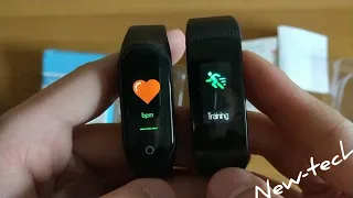 Jyou Y5 vs M3 Smart band Smart Bracelet Color Screen Heart Rate Monitor