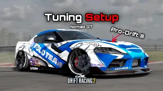 ( REPOST ) Nomad GT ( Toyota Supra MK5 ) • TUNING SETUP Pro-Drift III • CarX Drift Racing 2