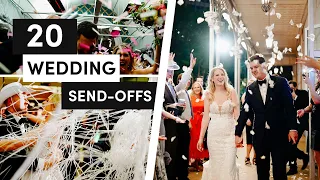 Wedding Send-off Ideas // 20 of the BEST Grand Exits!