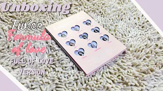 UNBOXING TWICE FORMULA OF LOVE ALBUM FULL OF LOVE VERSION/WITH SYNNARA POB/ PHILIPPINES