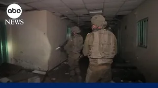 Israeli military gives tour of attacked Gaza hospital