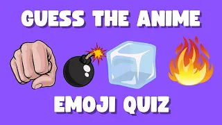 ANIME Emoji Quiz | Ultimate Anime Quiz| Guess the Anime