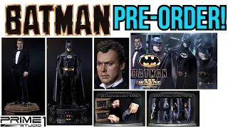 NEW! Prime 1 Studio Batman 1989 And Bruce Wayne PRE-ORDER!