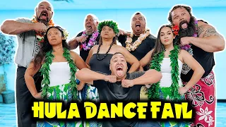 LEARNING TO HULA DANCE *EXTREME FAIL* | EDDIE HALL, ROBERT OBERST, NICK BEST