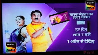 tmkoc start on Sony wah promo out | DD Free Dish new update today