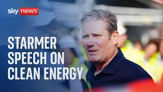 Sir Keir Starmer delivers speech on clean energy