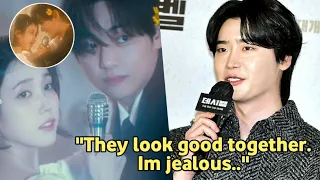 Fans SHOCKED when Lee Jong Suk UNEXPECTEDLY GIVE his REACTION to IU & BTS V music video.