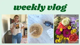 weekly vlog: period self care, repotting my plants