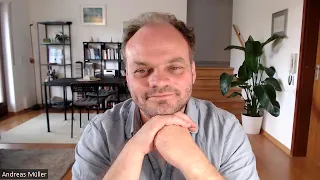Andreas Müller on Zoom, July 27th 2023