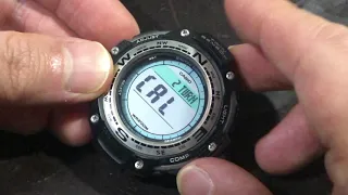 Casio SGW-100 Compass Calibration CASIO watch