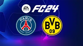 PSG vs Dortmund | Parc des Princes | 2023-24 UEFA Champions League | EA FC 24