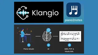 Piano2Notes - Transcribe YouTube Music into Piano Sheets @Klangio