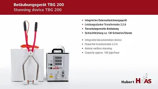 TBG 200 Betäubungsgerät/Stunning Device/Hog stunner