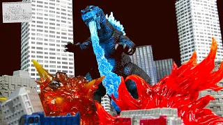 NECA Atomic Blast Godzilla 2001 - GMK Spitfire Kaiju Figure Review